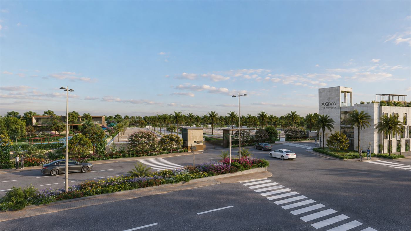AQVA The Reserve landscaped plotted community concept in Sector 5 Sohna